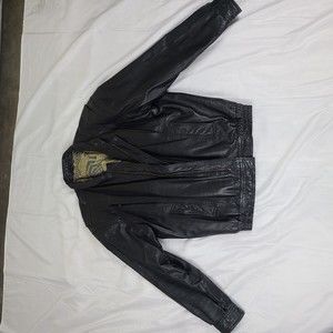 Men's Black Leather Jacket